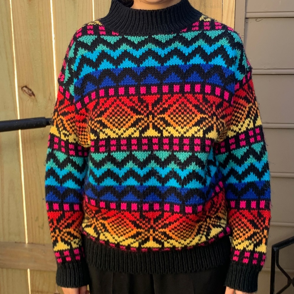 Vintage colorful sweater